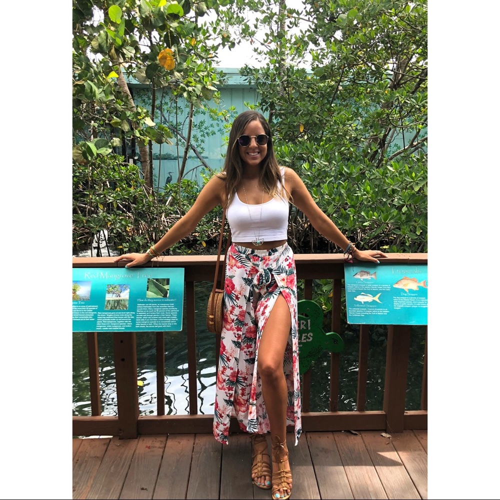 Boho Floral Pants